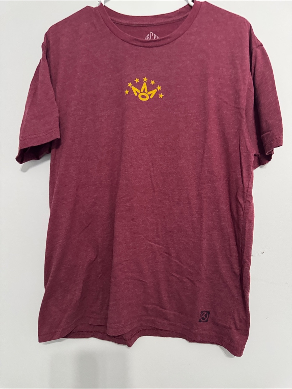 Scotty Cameron Men's Maroon Graphic Crew Neck T-Shirt